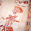 Katha Chitra Tussar Silk Saree – Natural Beige with Tribal Couple Motif