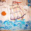 Katha Chitra Tussar Silk Saree – Natural Beige with Ocean Motif