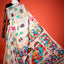 Katha Chitra Tussar Silk Saree – Natural Beige with Durga Motif