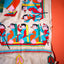 Katha Chitra Tussar Silk Saree – Natural Beige with Durga Motif
