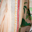 KathaChitra Tussar Silk Saree – Natural Beige with Fisherfolk Motif