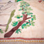 KathaChitra Tussar Silk Saree – Natural Beige with Fisherfolk Motif