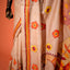KathaChitra Tussar Silk Saree – Natural Beige with Peacock Motif