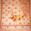 KathaChitra Tussar Silk Saree – Natural Beige with Peacock Motif