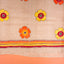 KathaChitra Tussar Silk Saree – Natural Beige with Peacock Motif