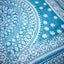 KathaChitra Tussar Silk Saree – Magenta & Turquoise with Floral Jaal