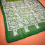 KathaChitra Tussar Silk Saree – Olive Green with White Floral Jaal