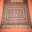 KathaChitra Tussar Silk Saree – Natural Beige with Indigo Ornamental Jaal