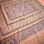 KathaChitra Tussar Silk Saree – Natural Beige with Indigo Ornamental Jaal