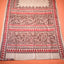 KathaChitra Tussar Silk Saree – Ivory Beige with Crimson Floral Vines
