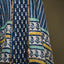 Neel Pushpa Chanderi Silk 3 Piece Unstitched Suit Set – Indigo Blue & Mustard Yellow | PRE-ORDER