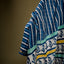Neel Pushpa Chanderi Silk 3 Piece Unstitched Suit Set – Indigo Blue & Mustard Yellow | PRE-ORDER