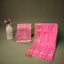 Bela Maheshwari Silk Unstitched Suit Set – Blush Pink & Ivory
