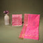 Bela Maheshwari Silk Unstitched Suit Set – Blush Pink & Ivory