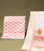 Bela Maheshwari Silk Unstitched Suit Set – Ivory White & Coral Peach