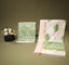 Bela Maheshwari Silk Unstitched Suit Set – Ivory White, Sage Green & Soft Yellow