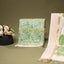 Bela Maheshwari Silk Unstitched Suit Set – Ivory White, Sage Green & Soft Yellow