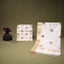 Bela Maheshwari Silk Unstitched Suit Set – Ivory White, Lilac & Soft Gold