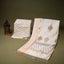 Bela Maheshwari Silk Unstitched Suit Set – Ivory White & Soft Gold
