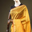 Chanderi Silk Saree – Sunlit Mustard Yellow with Handwoven Gold Zari Border &amp; Motifs