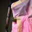 Light Pink Chanderi Silk Saree – Gold Zari Border