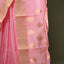 Light Pink Chanderi Silk Saree – Gold Zari Border