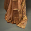 Champagne Gold Pure Chanderi Silk Saree – Antique Zari & Rich Zari Border