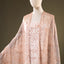 Aabha Cotton Hand Block Print 3-Piece Suit Set – Peach Beige