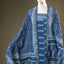 Neel Pushpa Chanderi Silk 3-Piece Suit Set – Indigo Blue