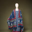 Neel Pushpa Chanderi Silk 3-Piece Suit Set – Indigo Blue & Red