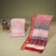 Rang Bagh Maheshwari Silk 2-Piece Suit Set – Ivory White, Crimson Red & Black
