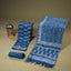 Neel Pushpa Chanderi Silk 3-Piece Suit Set – Indigo Blue