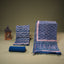 Neel Pushpa Chanderi Silk 3-Piece Suit Set – Indigo Blue & Pink