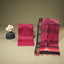 Rang Maheshwari Silk Bagh Print Unstitched Suit Set – Raspberry Pink & Black