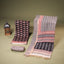 Rang Maheshwari Silk Bagh Print 3-Piece Suit Set – Black, Ivory White & Terracotta