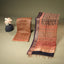Rang Maheshwari Silk Bagh Print 2-Piece Suit Set – Sand Beige, Black & Terracotta