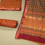 Rang Maheshwari Silk Bagh Print 3-Piece Suit Set – Kesari Orange