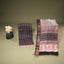 Rang Bagh Maheshwari Silk 2-Piece Suit Set – Black, Ivory White & Crimson Red