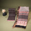 Rang Bagh Maheshwari Silk 2-Piece Suit Set – Black, Ivory White & Crimson Red