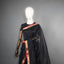 Rangrekha Black Silk Cotton Jamdani Saree – Crimson-Edged Gold Zari Border