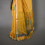 Rangrekha Mustard Yellow Silk Cotton Jamdani Saree – Teal Green-Edged Gold Zari Border