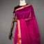 Rangrekha Rani Pink Silk Cotton Jamdani Saree – Orange-Edged Gold Zari Border