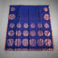 Midnight Blue Matka Silk Jamdani Saree - Gold Floral Motifs & Zari Border
