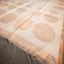 Ivory Matka Silk Jamdani Saree - Champagne Gold Floral Motifs & Zari Border