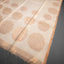 Ivory Matka Silk Jamdani Saree - Champagne Gold Floral Motifs & Zari Border