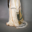 Pushparaga - Ivory, Teal & Ochre Handwoven Matka silk Jamdani saree