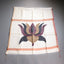 Pushparaga - Ivory, Wine & Charcoal handwoven Matka silk Jamdani saree