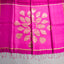 Pushparaga - Fuchsia Pink handwoven Matka silk Jamdani saree