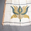 Pushparaga - Ivory, Teal & Ochre Handwoven Matka silk Jamdani saree