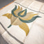 Pushparaga - Ivory, Teal & Ochre Handwoven Matka silk Jamdani saree